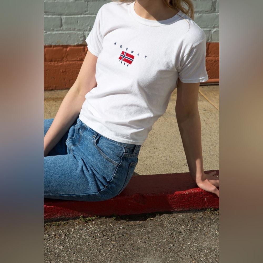 RARE BRANDY MELVILLE JAMIE NORWAY 1984 TOP